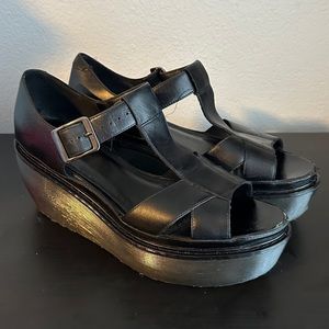 Dr Martens  Adaya Sandal Black Womens 11 VINTAGE